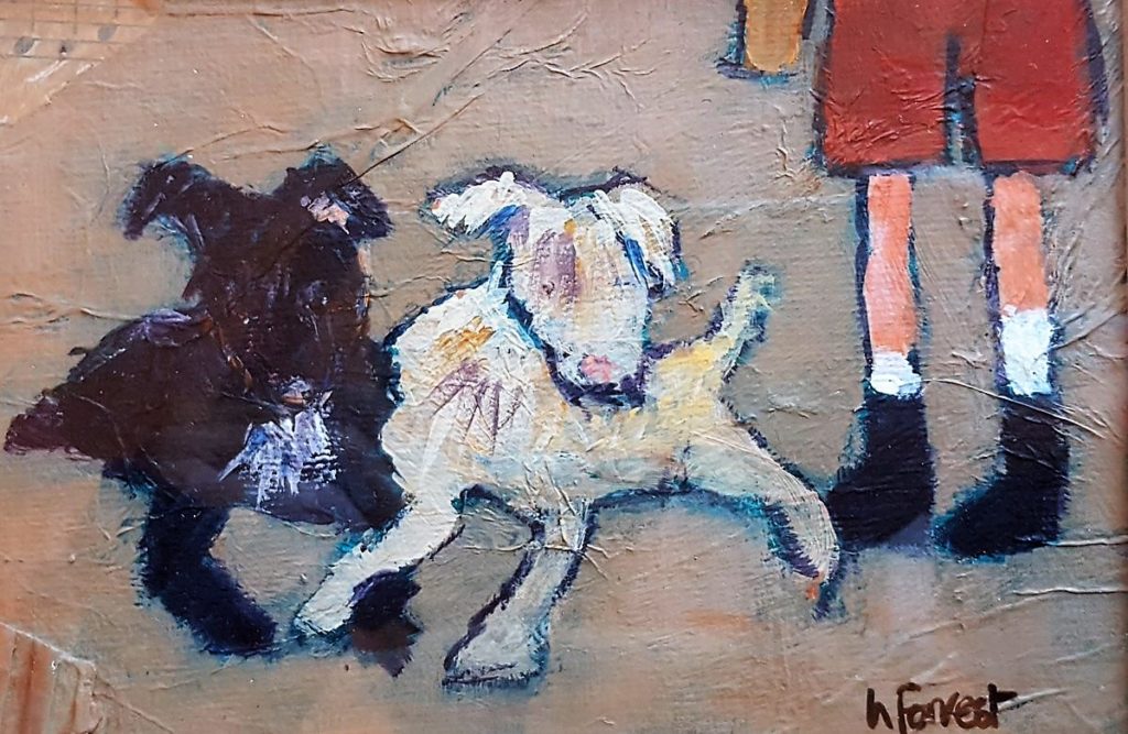 Painting - Helen Forrest - artist